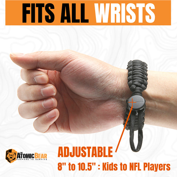 Cobra Survival Bracelets Adjustable and Multifunction The