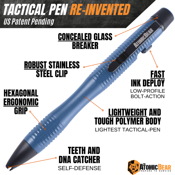 Tactical Pen Stealth Pen Pro Colors | The Atomic Bear